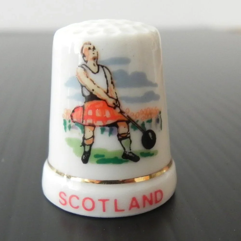Vintage Thimble from Scotland - Picture 1 of 3